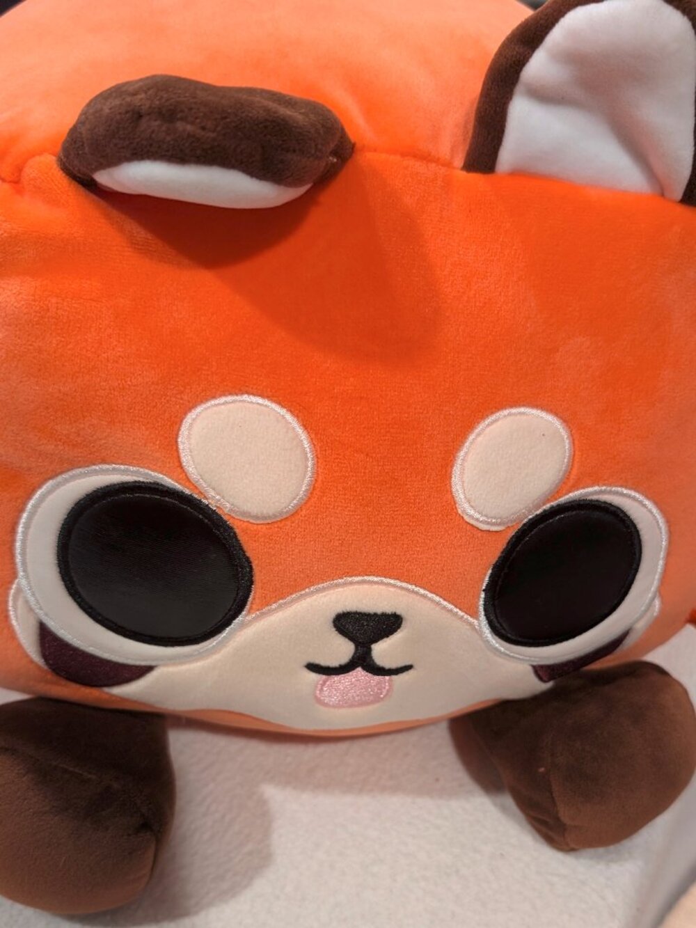 Pet Simulator X Orange Red Panda Plush Kawaii Gamercore Roblox 12”